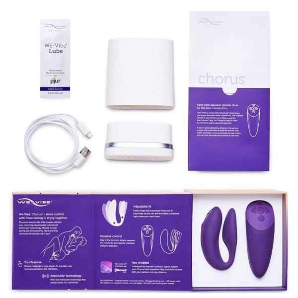 WE-VIBE - CHORUS VIBRATOR FOR COUPLES WITH LILAC SQUEEZE CONTROL 3